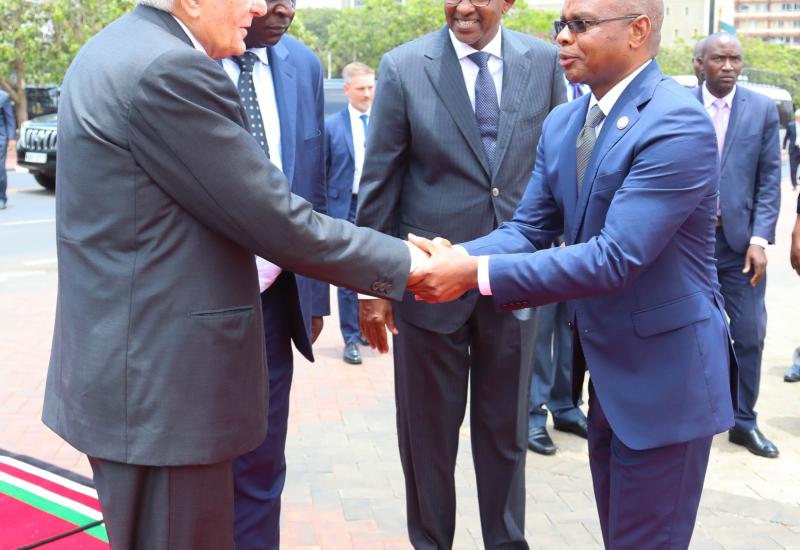 SPEAKER KINGI WELCOMES ITALIAN PRESIDENT TO PARLIAMENT