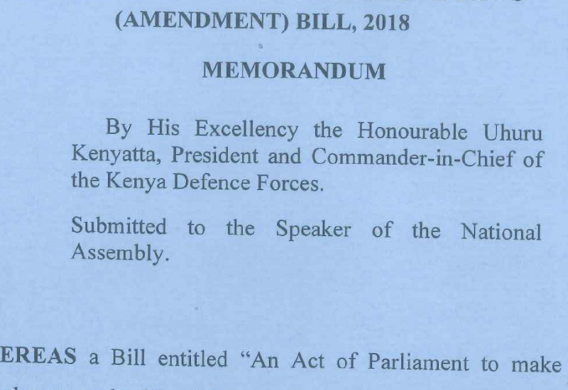 Memorandum from the Presiden