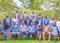 Mkutano wa Kitengo cha Kiswahili na Ukatibu wa Kamati ya Haki,Sheria na Haki za Binadamu  ya Seneti pamoja na wataalamu wa Kiswahili ili kuhakiki na kuidhinisha Mswada wa Katiba ya Kenya (Marekebisho) |Miswada ya Seneti Na. 13 ya 2025) na Nyaraka husika  Katika Hoteli ya Sawela kuanzia tarehe 14-17,2025.